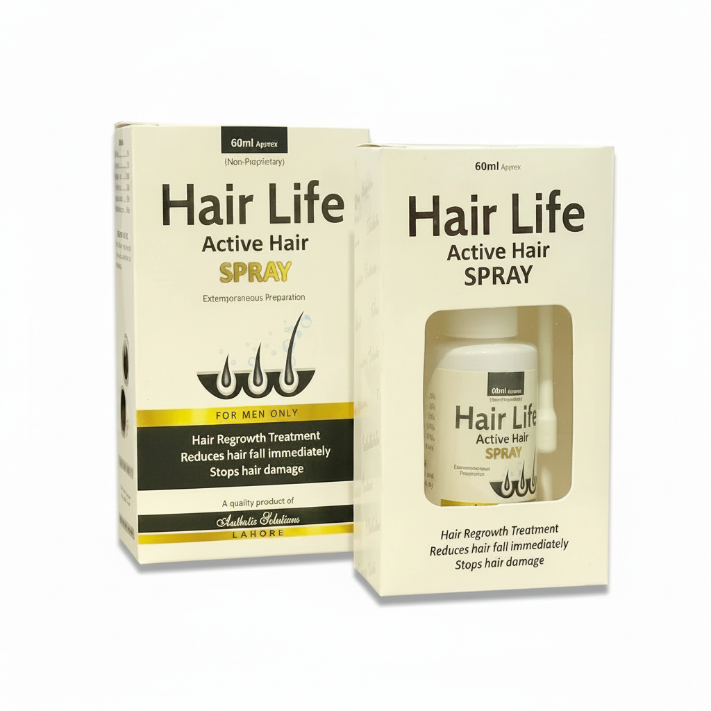 Hair Life Active Hair Spray 60ml by Aesthetic Solutions Lahore
