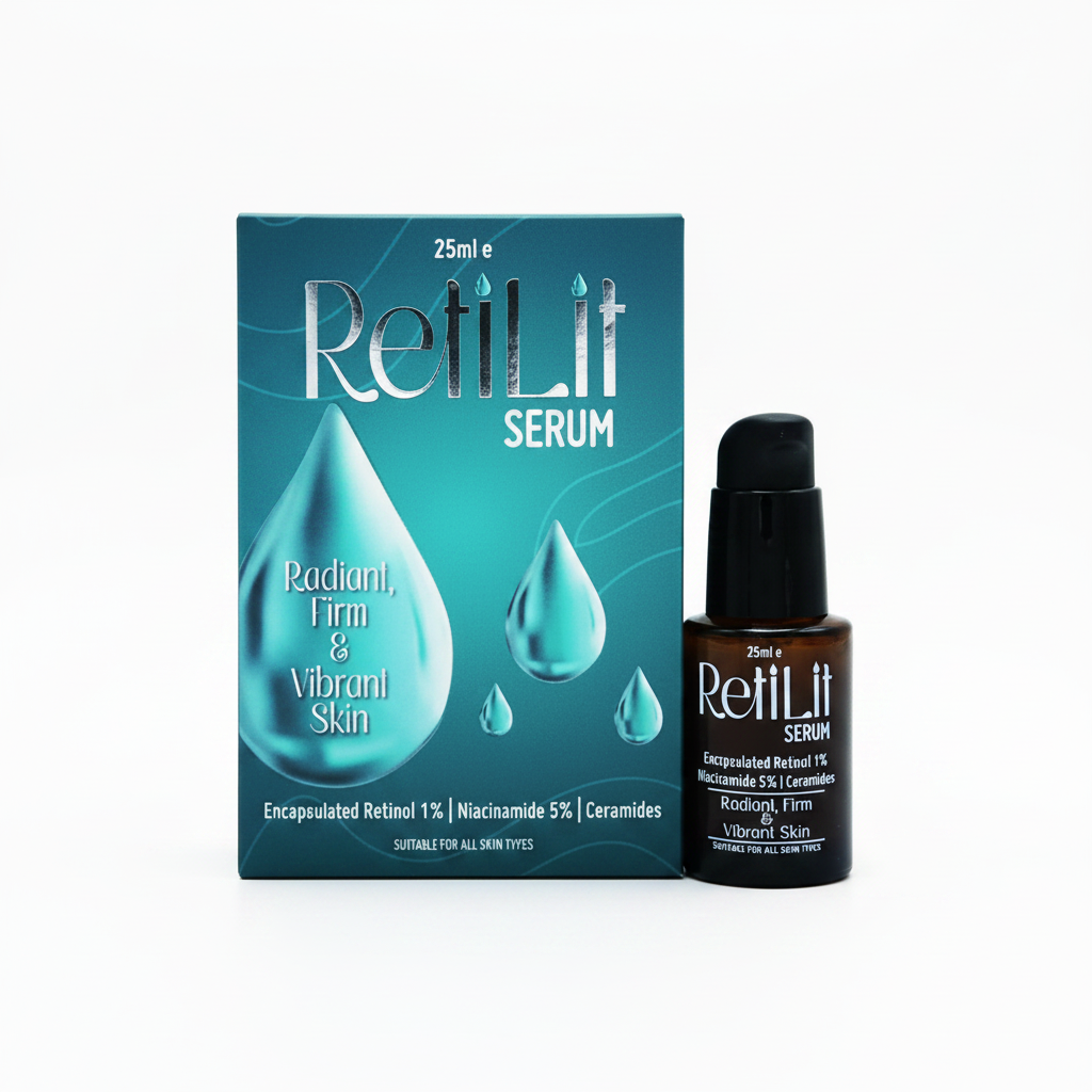 RetiLit Serum 25ml - Retinol Niacinamide Ceramides