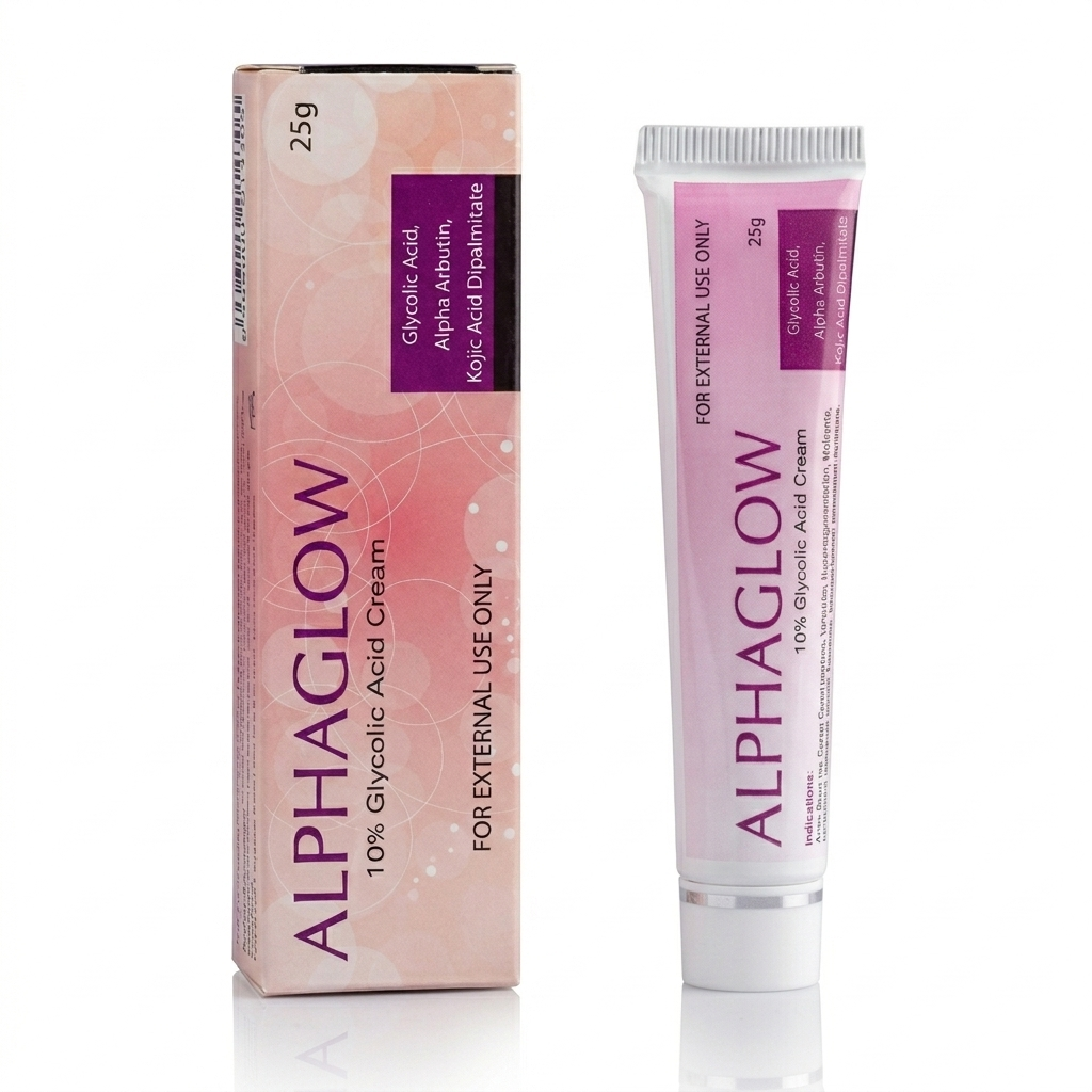 Alphaglow Skin Brightening & Exfoliating Cream (25g)